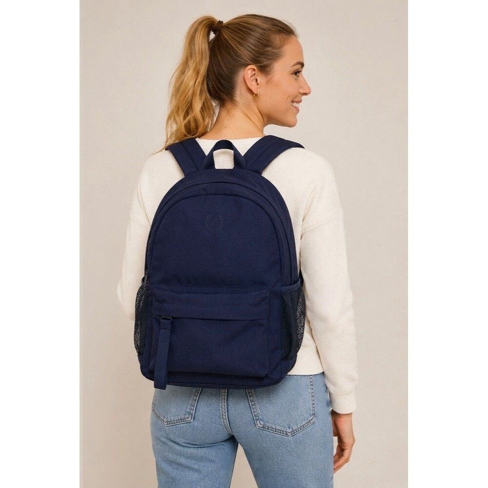 Victorias Secret PINK Backpack Womens Navy Blue Vacation Travel School